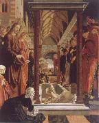 PACHER, Michael Resurrection of Lazarus oil on canvas